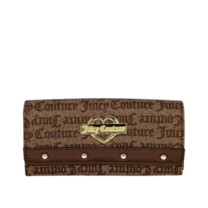 Juicy Couture Long Flap Wallet Logo Continental NWOT